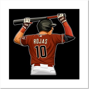 Josh Rojas #10 In Action Posters and Art